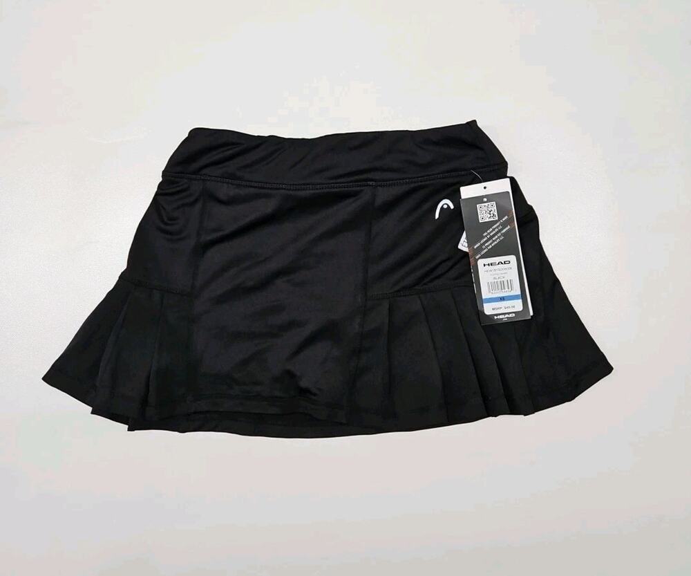 Head Pleated Skort Size XS Color Black New